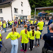 Besammlung der freiwilligen HelferInnen